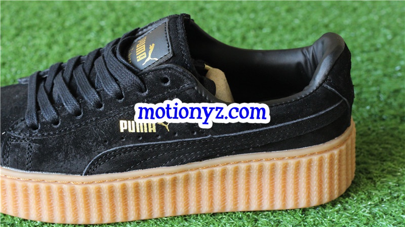 Puma Fenty Rihanna Creeper Low Black Yellow